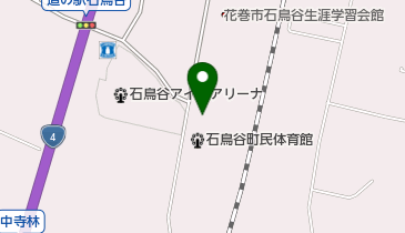 石鳥谷町民体育館の地図画像