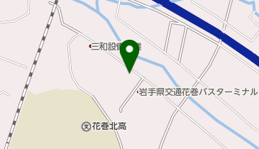 花巻ゴルフガーデンの地図画像