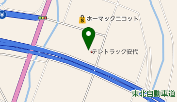 テレトラック安代の地図画像
