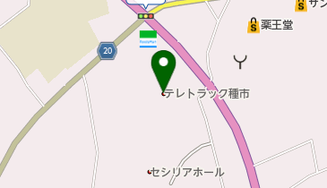 テレトラック種市の地図画像