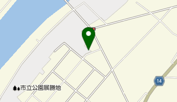 展勝地プールの地図画像