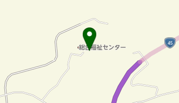 福祉の村屋内温水プールの地図画像