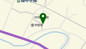 宇部地区プールの地図画像