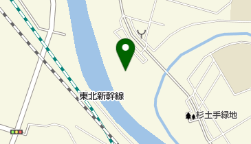 北上川公園北上川グラウンドの地図画像