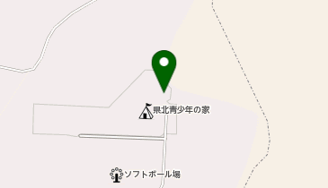 岩手県立県北青少年の家プレイホールの地図画像