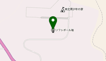 岩手県立県北青少年の家ソフトボール場の地図画像