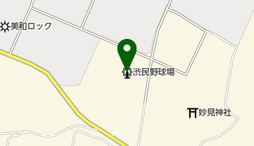 盛岡市渋民野球場の地図画像