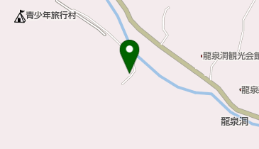 龍泉洞地底湖の水の地図画像