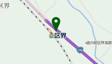 区界駅前の地図画像