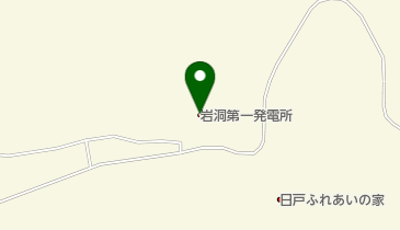 岩手県企業局岩洞第一発電所の地図画像