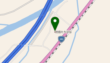 民宿たちばなの地図画像