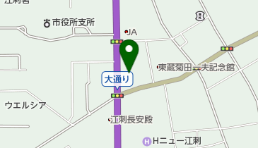 江刺甚句まつりの地図画像