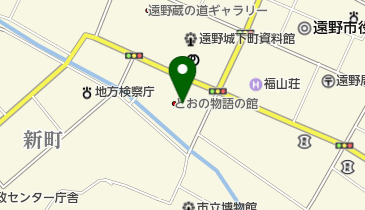 遠野昔ばなし祭りの地図画像