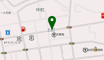 花巻の鹿踊りの地図画像