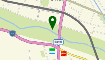盛川権現堂橋付近の地図画像