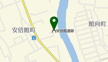 安倍館遺跡の地図画像