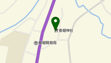 巻堀神社の地図画像