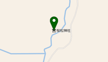 桜松神社の地図画像