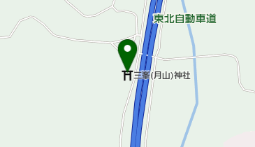 三峯(月山)神社の地図画像