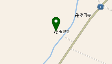 玉泉寺の地図画像