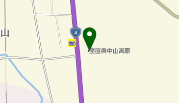 産直奥中山高原の地図画像