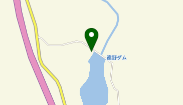 遠野ダム湖の地図画像