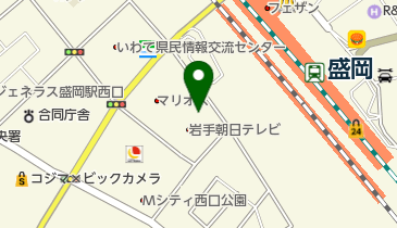 マリオスからくり時計の地図画像