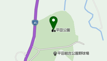 平田公園の地図画像