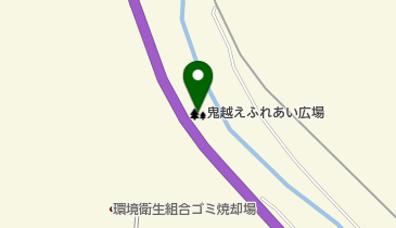 鬼越えふれあい広場の地図画像