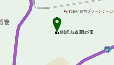 葛巻町総合運動公園の地図画像