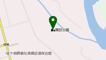 諏訪公園の地図画像