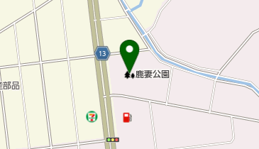 鹿妻公園の地図画像