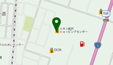 イオン前沢店の地図画像
