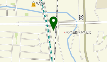 ニコニコレンタカー盛岡西仙北店の地図画像