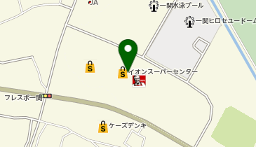 カーブスイオンスーパーセンター一関の地図画像