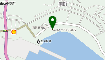みなとオアシス釜石の地図画像