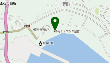 みなとオアシス釜石の地図画像