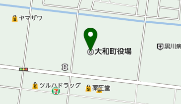 大和町役場の地図画像