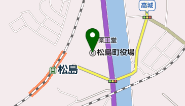 松島町役場の地図画像