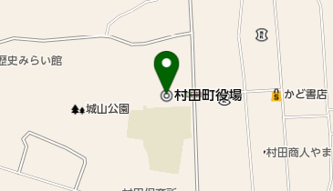 村田町役場の地図画像