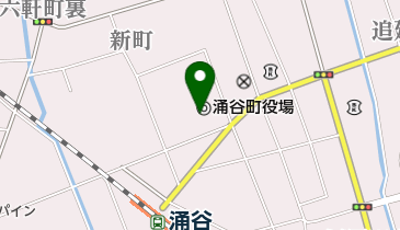 涌谷町役場の地図画像