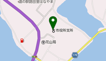 栗原市花山総合支所の地図画像