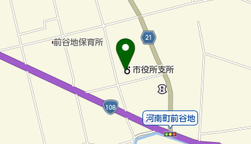 石巻市役所河南総合支所の地図画像