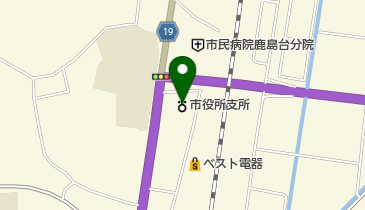 大崎市鹿島台総合支所の地図画像