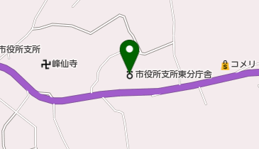 気仙沼市役所本吉総合支所東分庁舎の地図画像