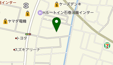 石巻市蛇田支所の地図画像