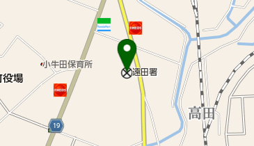 遠田警察署の地図画像