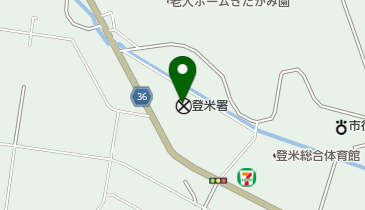 登米警察署の地図画像
