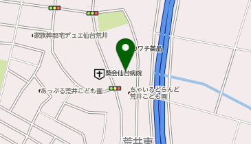 宮城県若林警察署の地図画像