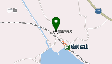 富山簡易郵便局の地図画像